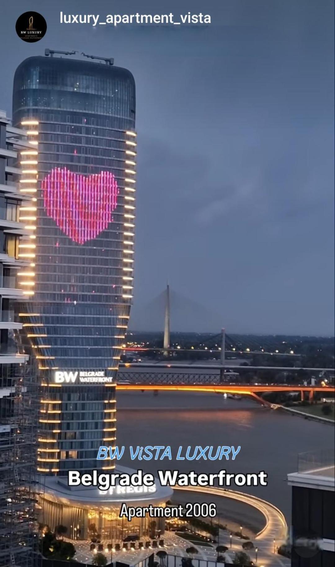 Beograd Na Vodi - BW Vista Luxury 아파트 외부 사진